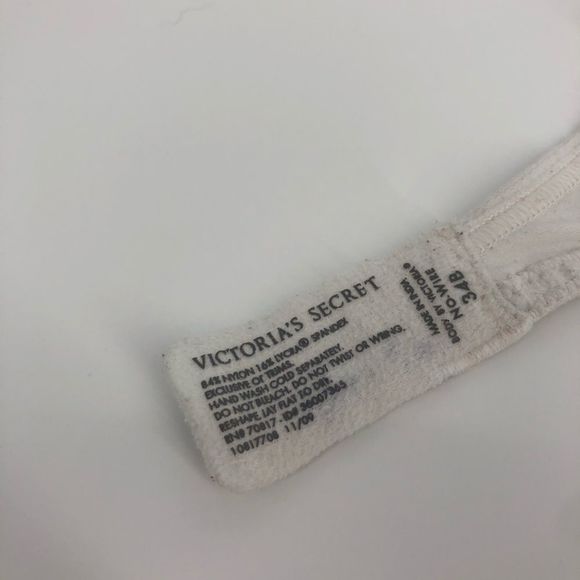 VICTORIA’S SECRET White Body by Victoria No-Wire Bra 34B - Picture 7 of 7